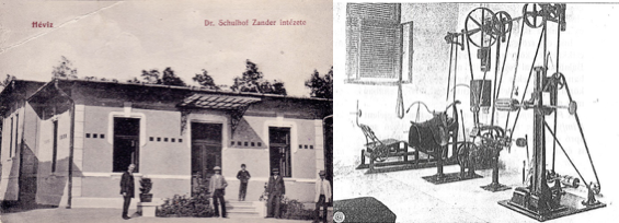 A Zander-intézet és medikomechanikai gépsora